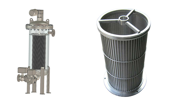 Self Cleaning Wedge Wire Filter for Cooling Tower Wastewater Treatment